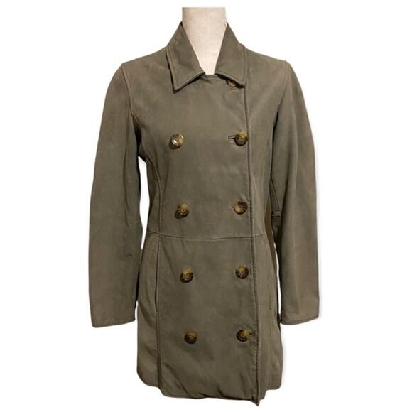 Sundance Leather Trench Coat  - Picture 1 of 5